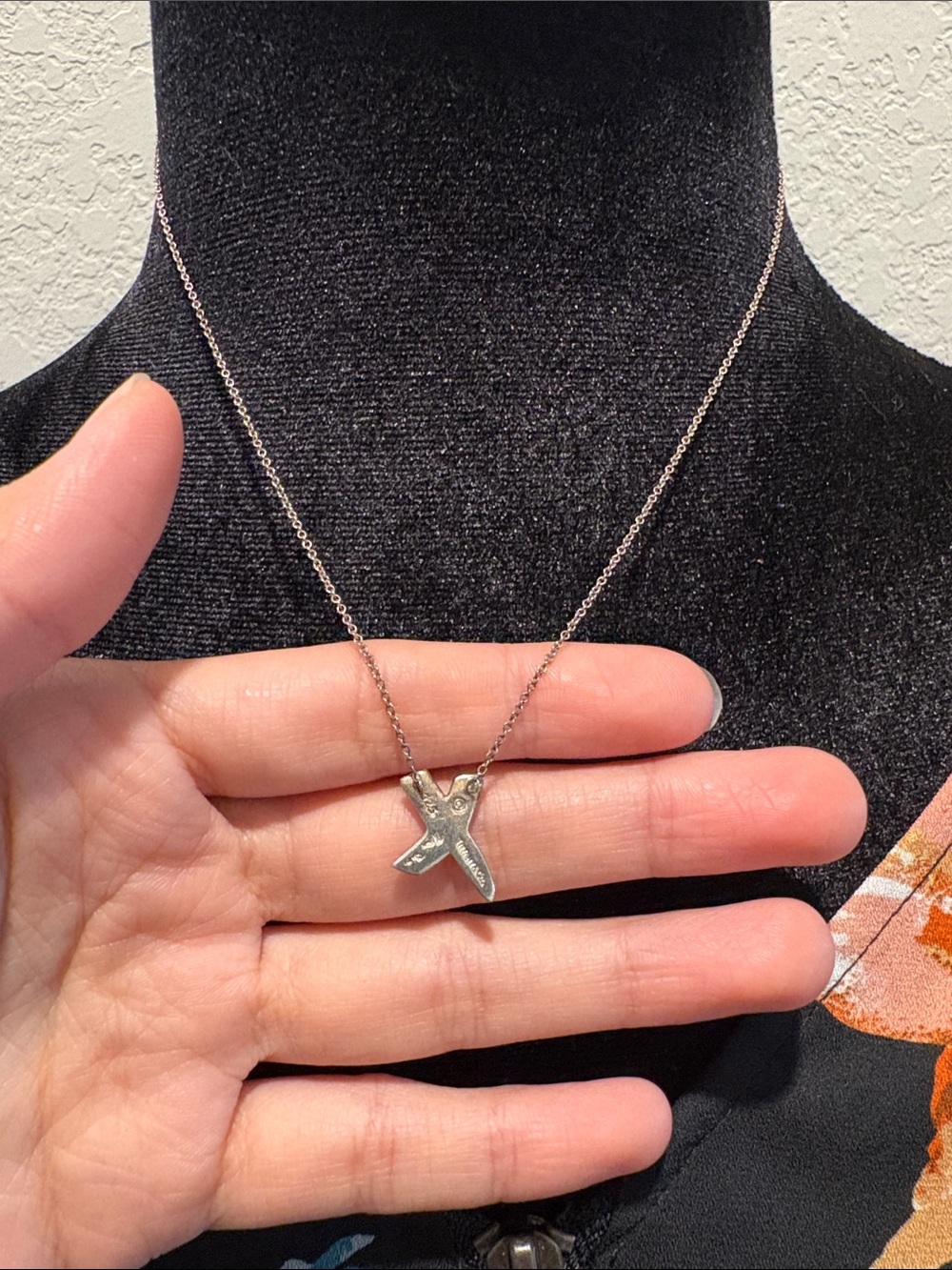 Tiffany & Co. 925 Necklace Paloma Picasso X Kiss  Pendant Necklace - Picture 4 of 9